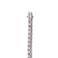 Tennisarmband – Silver / Pink 5MM