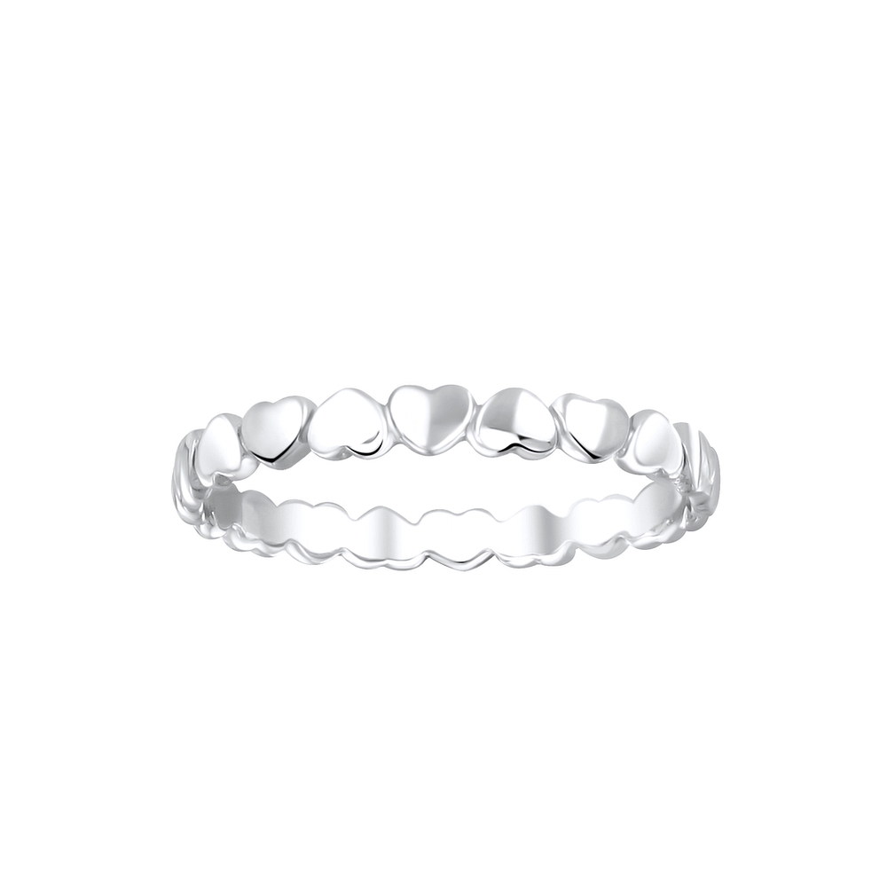 Silver Hjärtor Ring